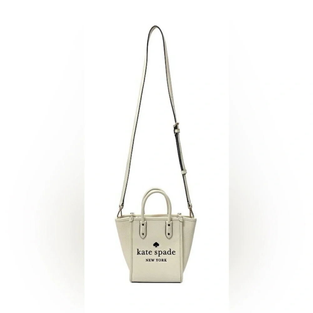 Kate Spade New York Mini Ella Crossbody Women’s Tote Bag - Parchment White